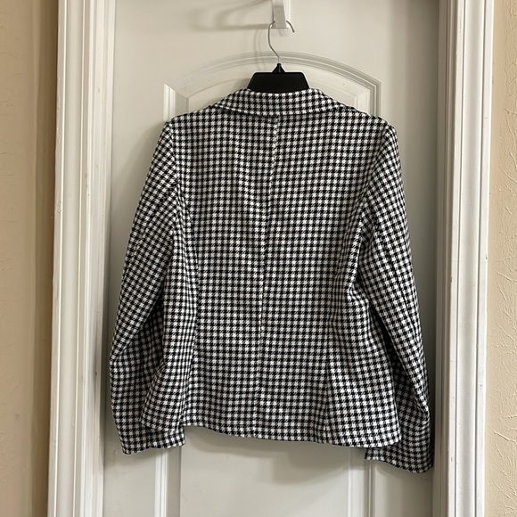 Shein Houndstooth Black and White Blazer size M - Picture 8 of 13